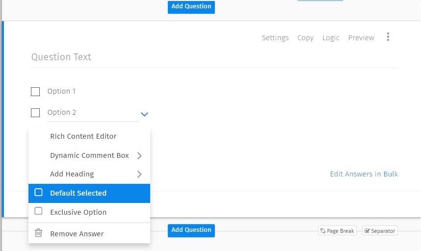 Survey Software Help Image